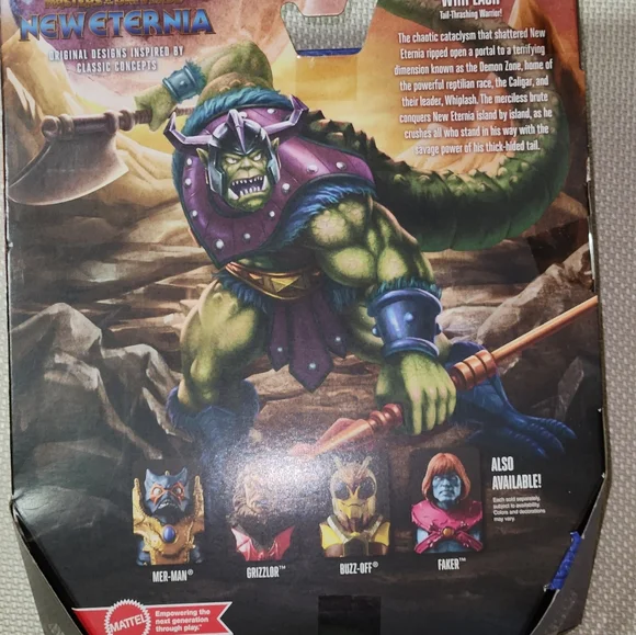Masters of The Universe New Eternia Whiplash Deluxe Masterverse Figure NEW - Picture 2 of 4